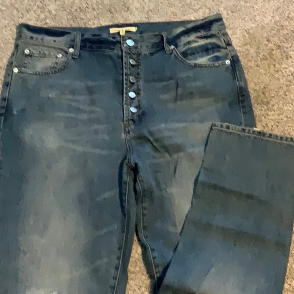Avec Les Filles High Rise Blue Jeans